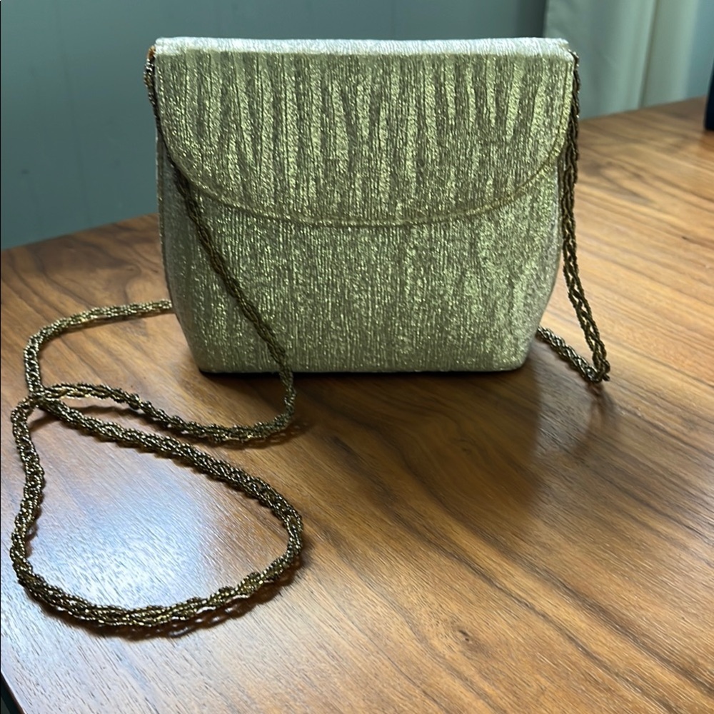 LaRegale Gold Evening Purse